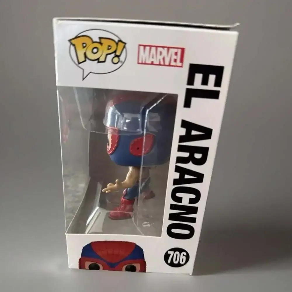Funko Pop! Vinyl: Marvel - El Aracno #706 Spiderman Lucha Libre Edition